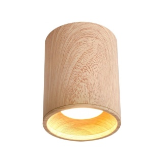 Lampa sufitowa TUBA 10 drewniana - Candellux Lighting