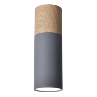 Lampa sufitowa TUBA 20 szaro-drewniana - Candellux Lighting