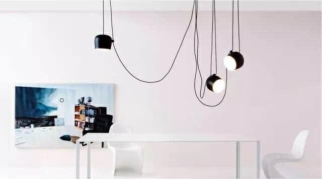 Lampa wisząca EYE 3 czarna - LED, alumiumium - King Home Lampa wisząca EYE 3 czarna - LED, alumiumium - King Home