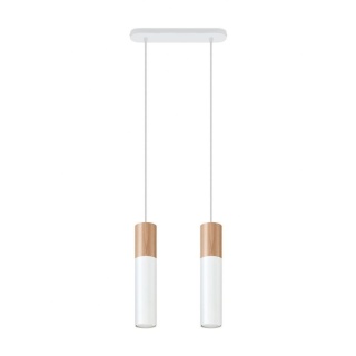 Lampa wisząca PABLO 2 biała - Sollux Lighting