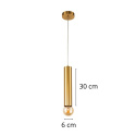 Lampa wisząca złota Austin Slim 300 mm - Ledea