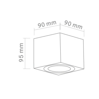 Oprawa łazienkowa LAGO NERO - Orlicki Design