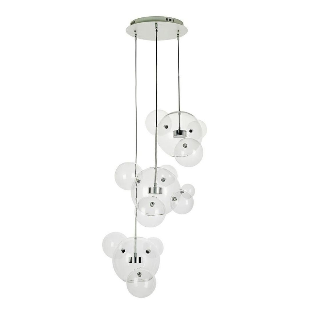 Lampa wisząca CAPRI DISC 3 chrom LED - King Home Lampa wisząca CAPRI DISC 3 chrom LED - King Home