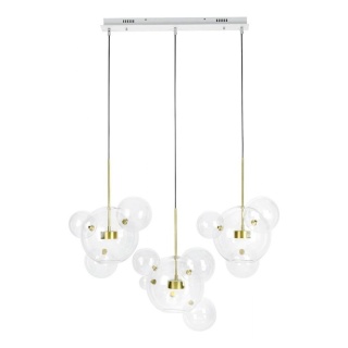 Lampa wisząca CAPRI LINE 3 złota LED - King Home