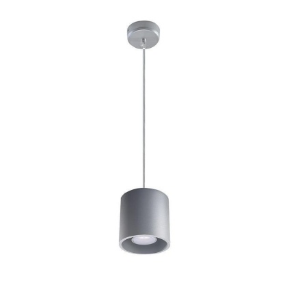 Lampa wisząca ORBIS 1 szara - Sollux Lighting