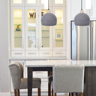 Lampa wisząca MONROE szara - Candellux Lighting