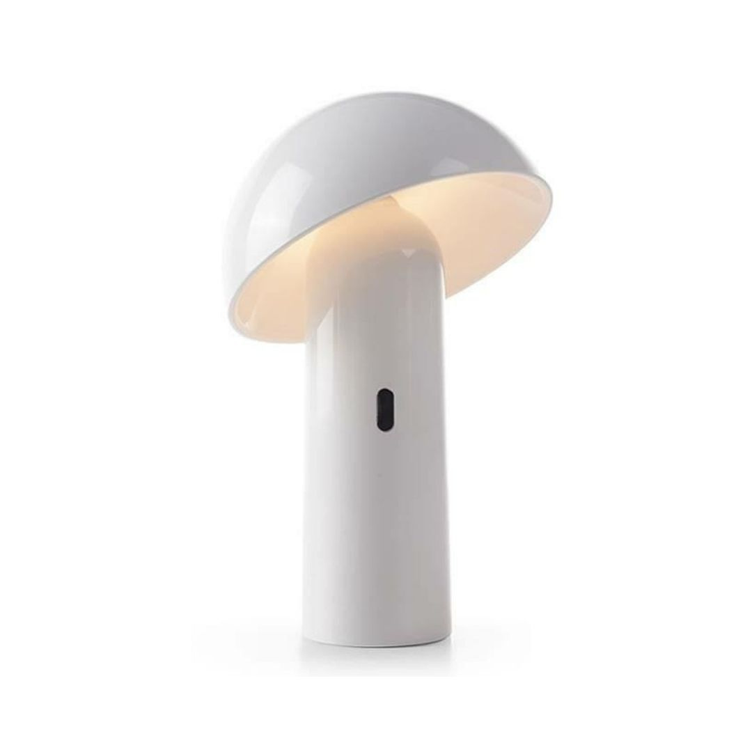 Lampka biurkowa ogrodowa ENOKI BLANCO biała LED IP44 - New Garden Lampka biurkowa ogrodowa ENOKI BLANCO biała LED IP44 - New Garden