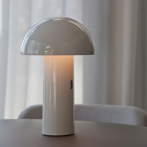 Lampka tarasowa / nocna ENOKI BLANCO INDOOR & OUTDOOR biała LED IP44 - New Garden Lampka tarasowa / nocna ENOKI BLANCO INDOOR & OUTDOOR biała LED IP44 - New Garden