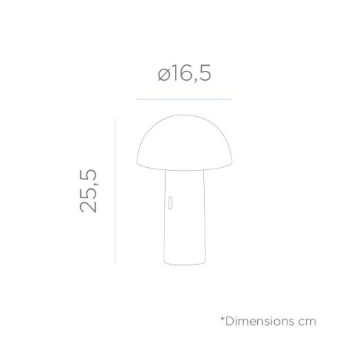 Lampka tarasowa / nocna ENOKI BLANCO INDOOR & OUTDOOR biała LED IP44 - New Garden Lampka tarasowa / nocna ENOKI BLANCO INDOOR & OUTDOOR biała LED IP44 - New Garden