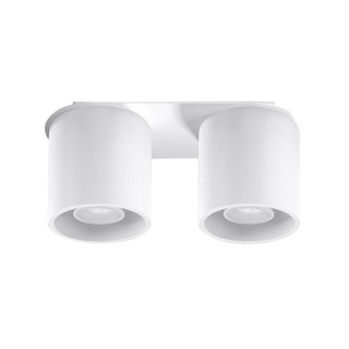 Oprawa natynkowa plafon podwójny ORBIS 2 biały - Sollux Lighting
