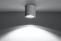 Plafon CULLO 140 oświetlenie sufitowe szary beton - Sollux Lighting - wizualizacja