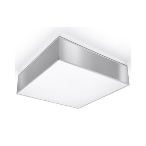 Plafon sufitowy HORUS 35 szary kwadratowy - Sollux Lighting