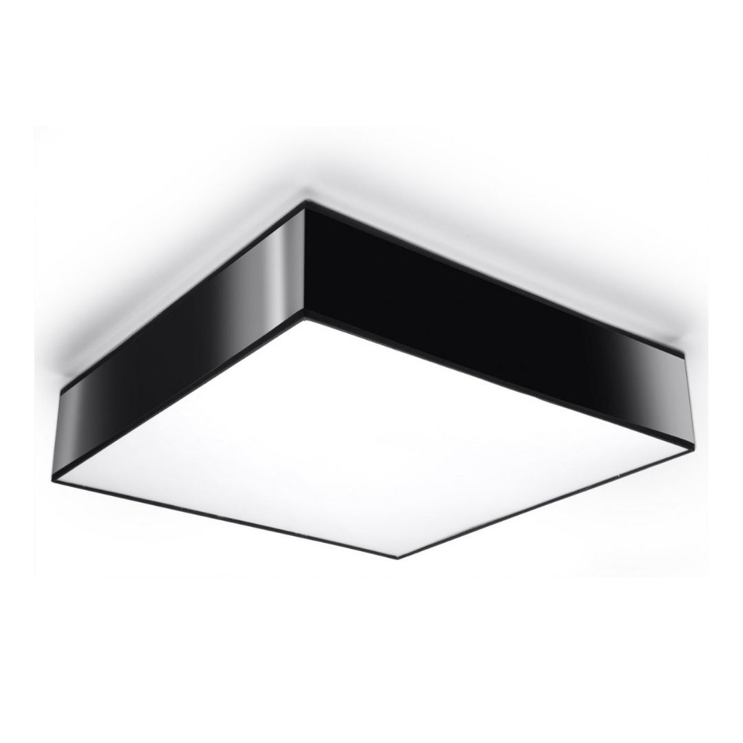 Plafon sufitowy HORUS 45 czarny kwadratowy - Sollux Lighting Plafon sufitowy HORUS 45 czarny kwadratowy - Sollux Lighting