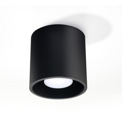 Oprawa natynkowa ORBIS 1 czarna - Sollux Lighting