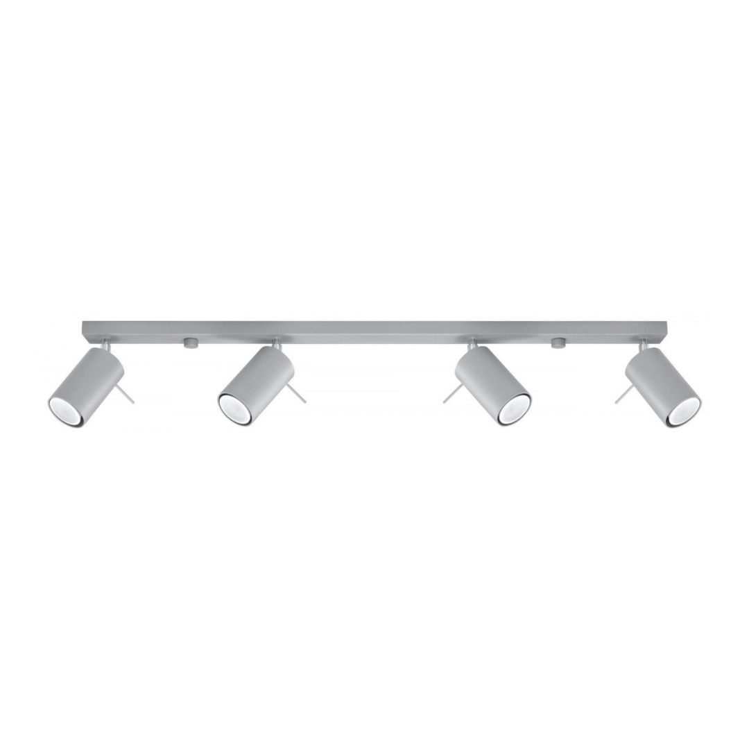 Plafon RING 4L szary - Sollux Lighting Plafon RING 4L szary - Sollux Lighting