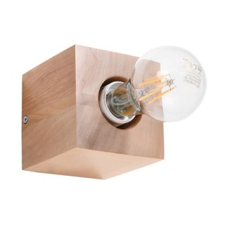 Kinkiet ARIZ naturalne drewno - Sollux Lighting