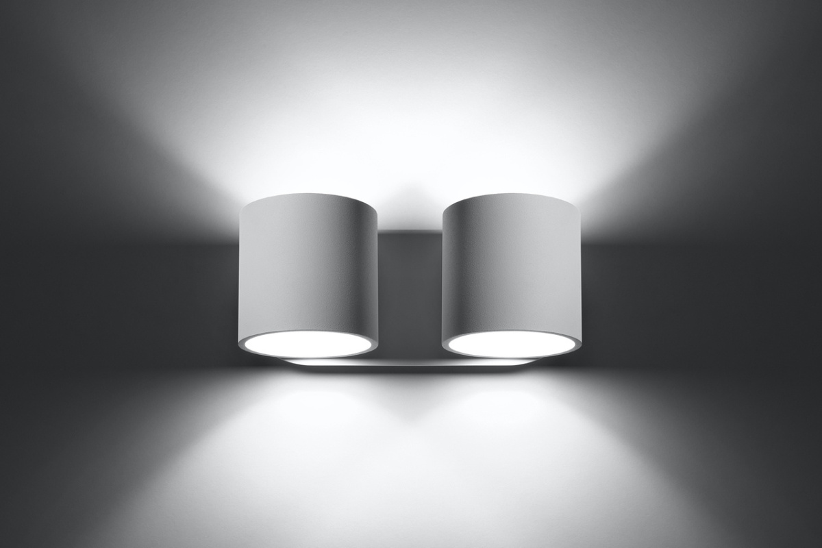 Kinkiet ORBIS 2 biały - Sollux Lighting Kinkiet ORBIS 2 biały - Sollux Lighting