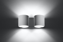 Kinkiet ORBIS 2 biały - Sollux Lighting