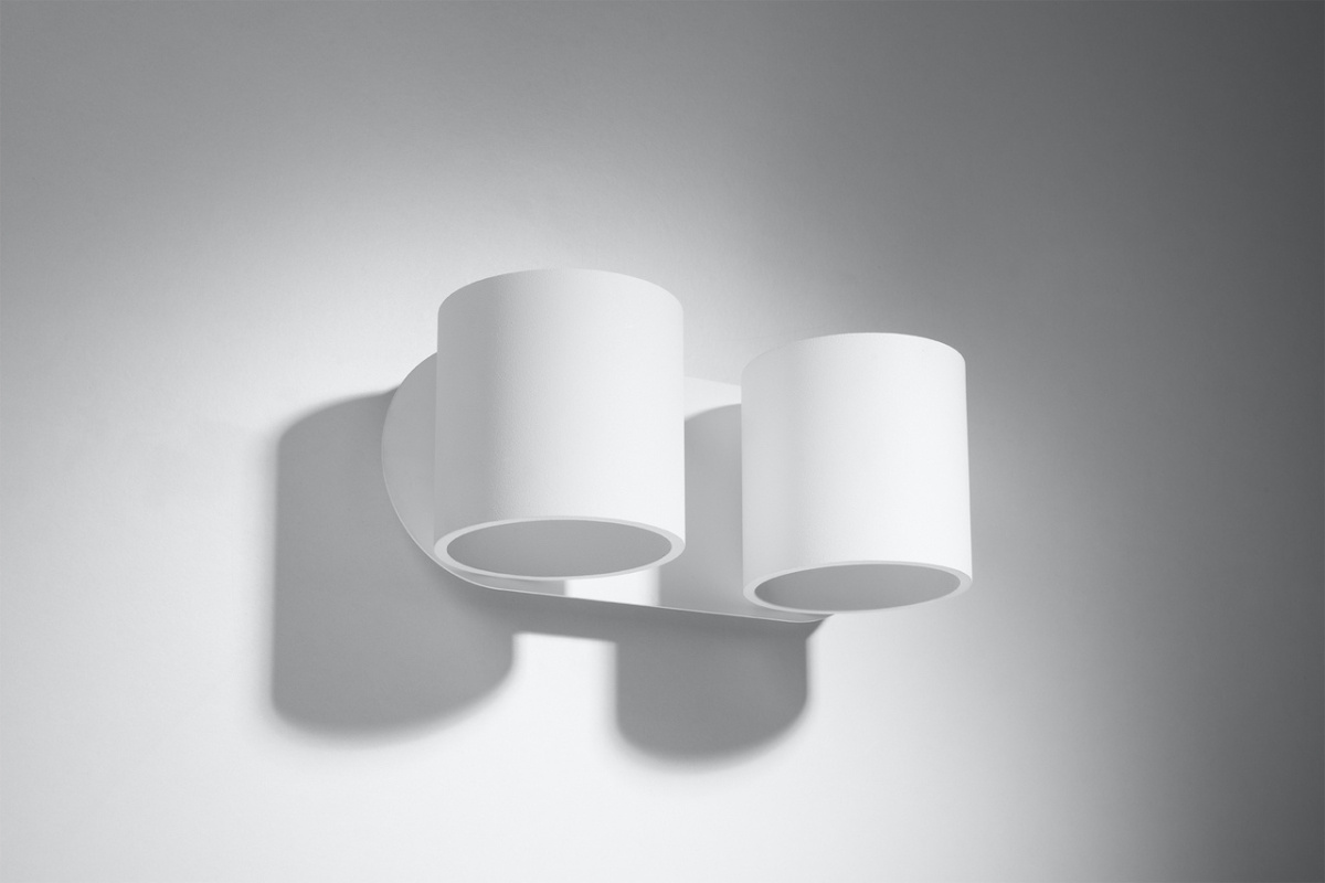 Kinkiet ORBIS 2 biały - Sollux Lighting Kinkiet ORBIS 2 biały - Sollux Lighting