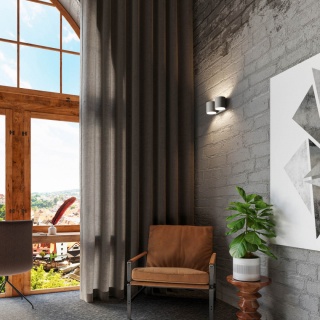 Kinkiet ORBIS 2 szary - Sollux Lighting