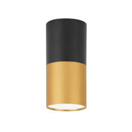 Lampa sufitowa TUBA 12 czarno-złota - Candellux Lighting