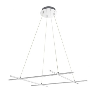 Lampa wisząca ANDROS 4 LED srebrna - Candellux Lighting