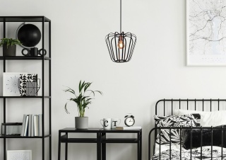 Lampa wisząca JONAS czarna metalowa - Candellux Ligthting