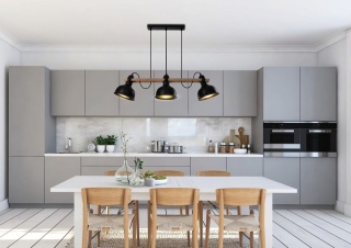 Lampa wisząca RENO 3 potrójna loft retro - Candellux Lighting