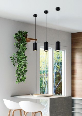 Lampa wisząca TUBO 10 czarna 31-78537 pojedynczy zwis - Candellux Lighting