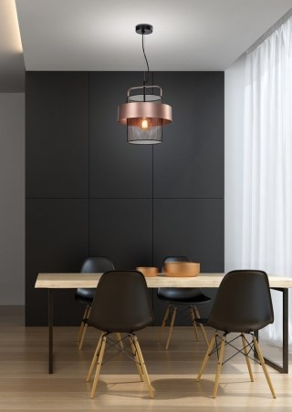 Lampa wisząca FIBA miedziana - Candellux Lighting