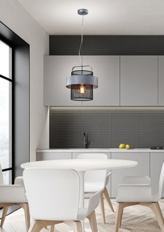 Lampa wisząca FIBA srebrna - Candellux Lighting