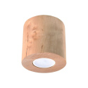 Oprawa natynkowa ORBIS naturalne drewno - Sollux Lighting