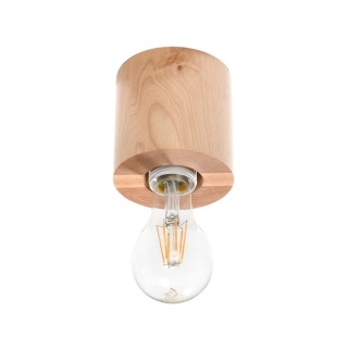 Oprawa natynkowa SALGADO naturalne drewno - Sollux Lighting