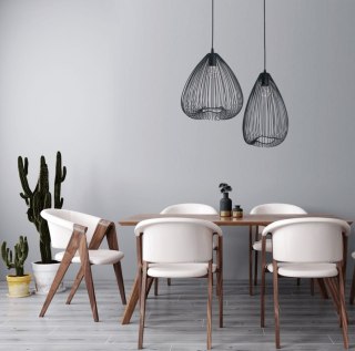 Lampa wisząca FRUSTA długa czarna - Light Prestige