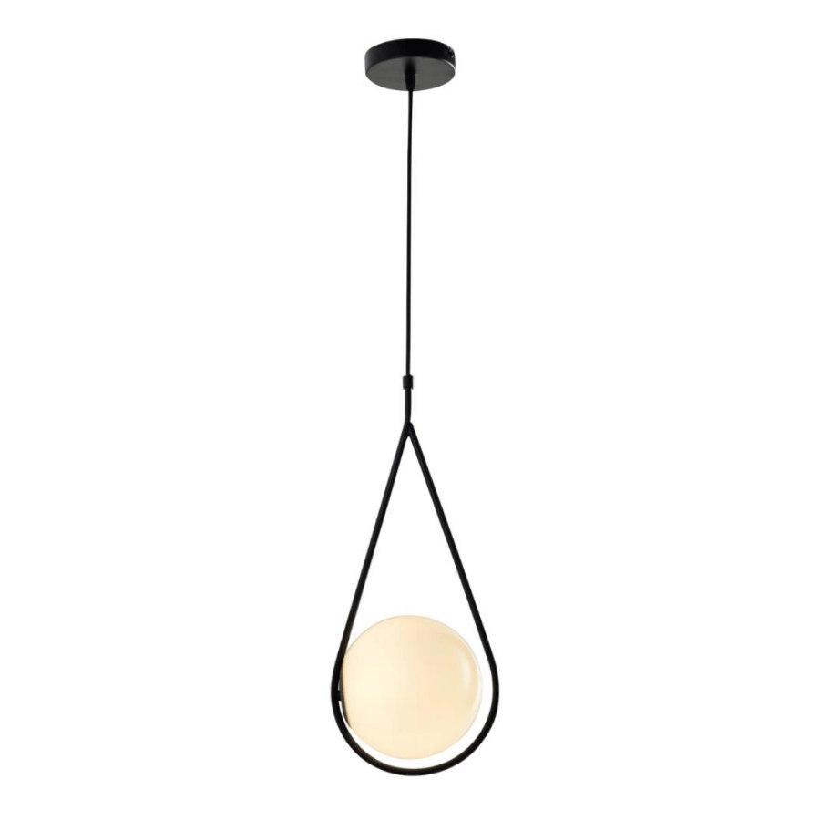 Lampa wisząca LACRIMA czarna / kula łezka - Light Prestige Lampa wisząca LACRIMA czarna / kula łezka - Light Prestige
