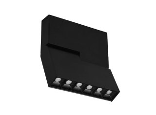 Reflektor LUNAR 6x1W czarny do systemu szynowego Magnetic - Light Prestige