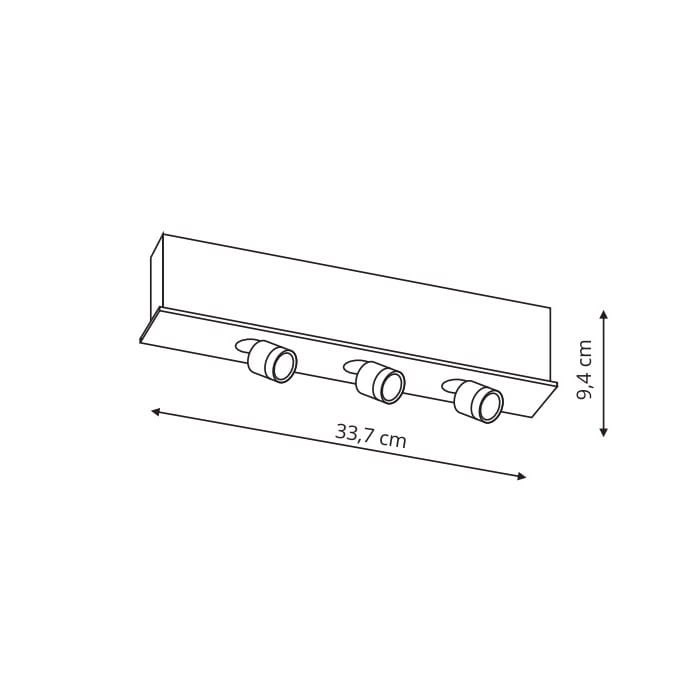 Lampa szynowa spot BILBAO 3 LED do systemu szynowego magnetic - Light Prestige Lampa szynowa spot BILBAO 3 LED do systemu szynowego magnetic - Light Prestige