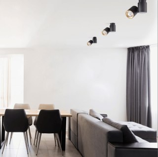 Lampa natynkowa BOSTON 1 czarna regulowana - Light Prestige