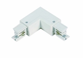 Łącznik kątowy L 3F lewy biały trójfazowy - Light Prestige