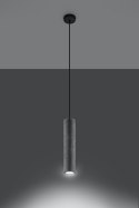 Lampa wisząca LUVO 1 szary beton - Sollux Lighting - wizualizacja