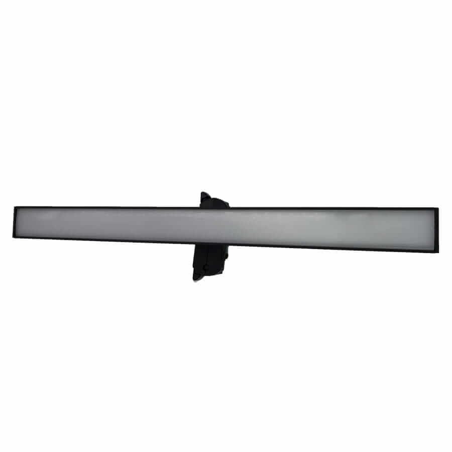 Lampa szynowa MOON czarna 1F ledowa 3000K podłużna - Light Prestige Lampa szynowa MOON czarna 1F ledowa 3000K podłużna - Light Prestige