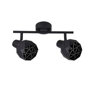 Lampa sufitowa podwójna REUS 2 spot czarny - Light Prestige