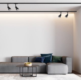 Reflektor STORM czarny industrialny 1F do systemu szynowego - Light Prestige