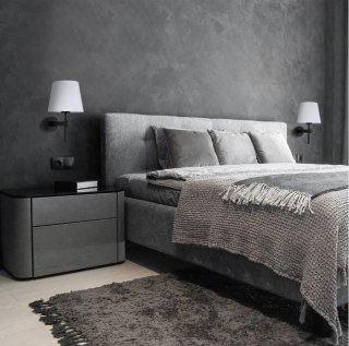 Elegancki kinkiet TIVOLI czarny / biały abażur z tkaniny - Light Prestige