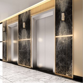 Kinkiet TORRE złoty delikatna lampa ścienna świeci góra dół - Light Prestige