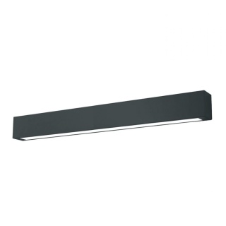 Plafon IBROS czarny duży 24W 4000K IP44 - Light Prestige