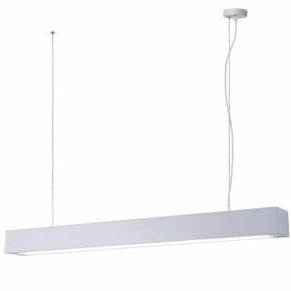 Lampa wisząca IBROS duża biała 24W 4000K IP20 LED nad stół do biura - Light Prestige