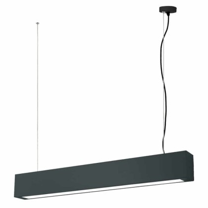 Lampa wisząca IBROS średni czarny 18W 3000K IP20 LED - Light Prestige