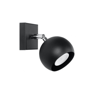 Kinkiet OCULARE czarny regulowany do czytania - Sollux Lighting