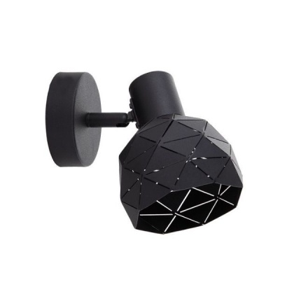 Kinkiet Reus 1 spot czarny regulowany do czytania - Light Prestige